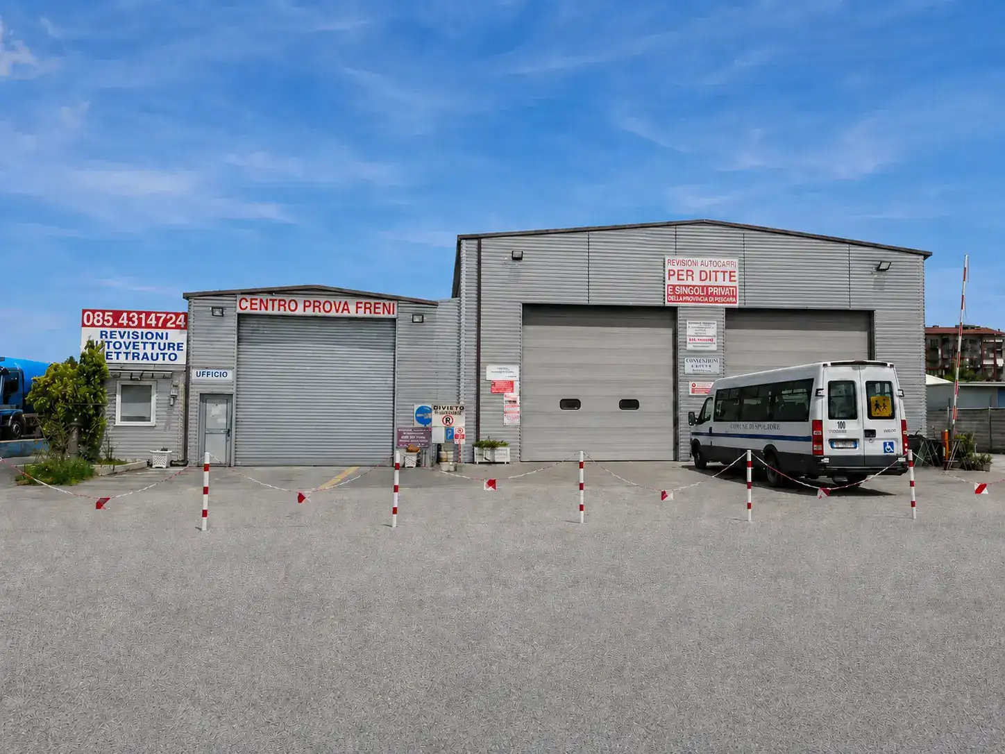 Capannone VA.MA.R. — Centro Revisioni e Prova Freni a Pescara
